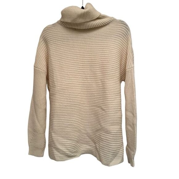 Vero Moda cream tunic turtleneck sweater- size M - Picture 1 of 8